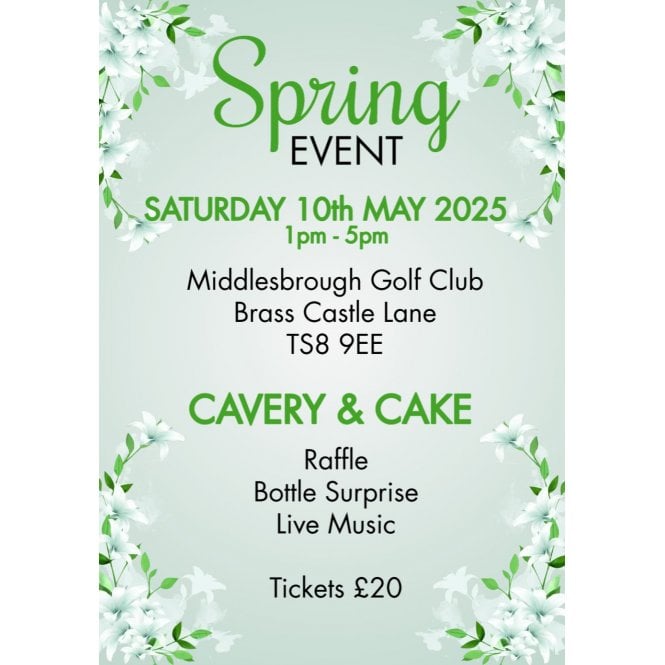Spring Event - Saturday 10th May 2025 - Event Tickets from Cause ...